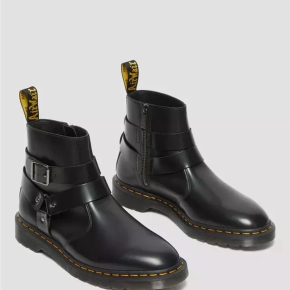 NEW Dr. Martens Jaimes Buckle Chelsea Leather Moto Boot (Unisex) Size L 7&8 $180 - Picture 7 of 7